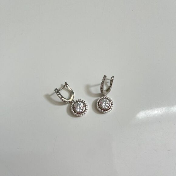 HANGING HALO‎ 925 STERLING SILVER EARRINGS